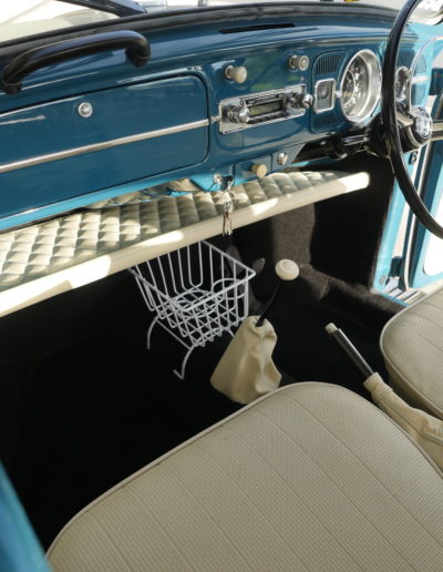 VW Beetle Diamond Stitching